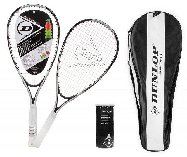 Dunlop Zestaw Speed Badminton Racketball Set